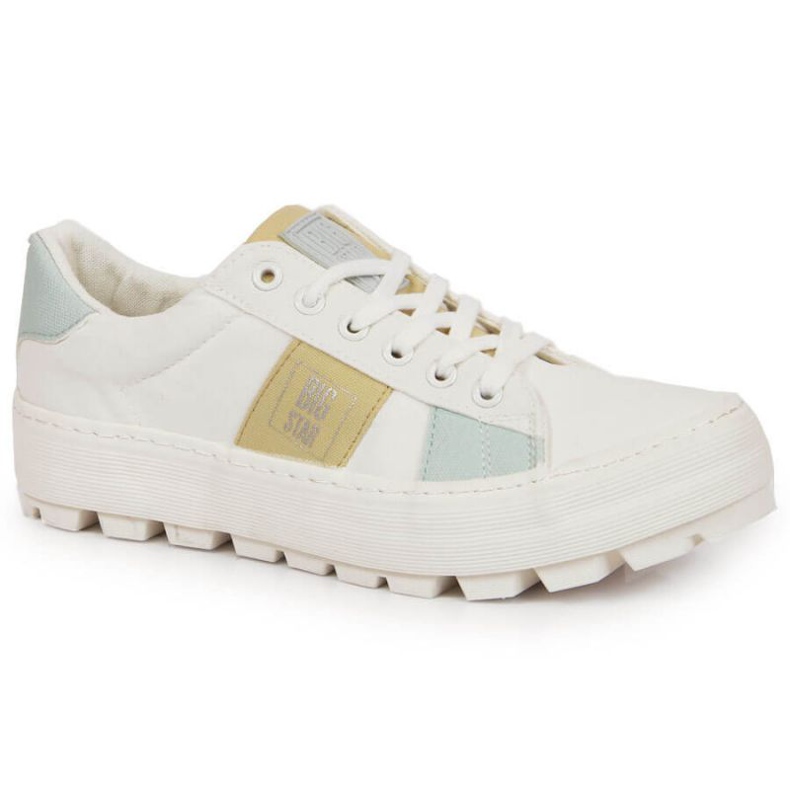 Sneakers de textil en la plataforma Big Star W JJ274480 blanco