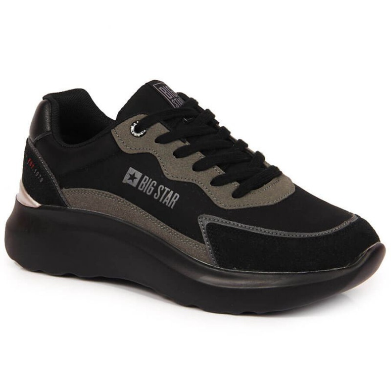 Deportivas negras plataforma Big Star W JJ274989 negro