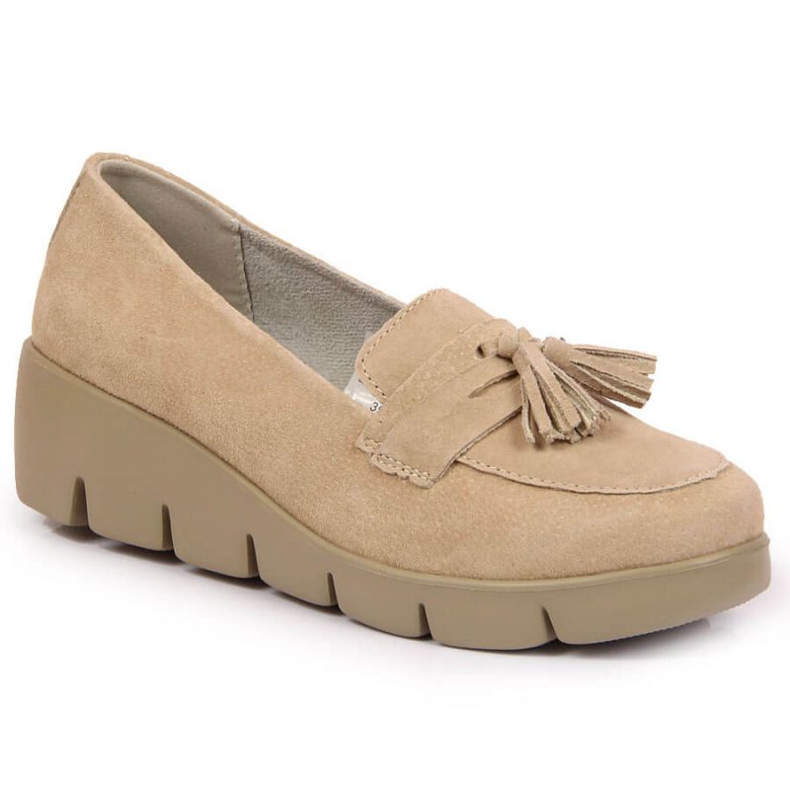 Zapatos de piel Filippo W PAW274B beige