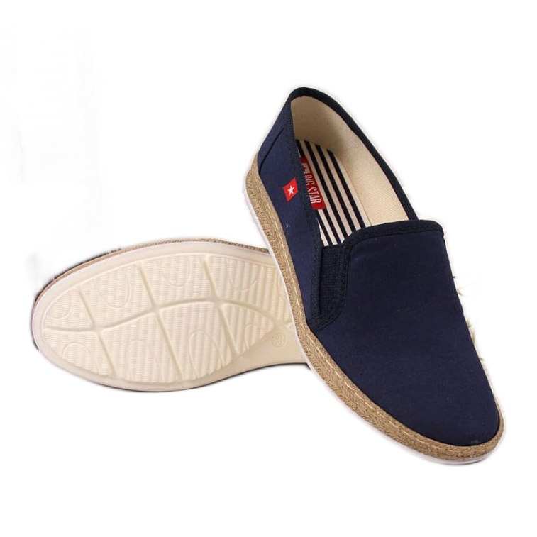Alpargatas slip on Big Star W FF276036 azul marino