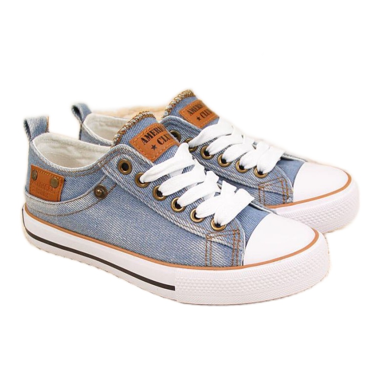 Zapatillas vaqueras American Club Jr AM783A azul
