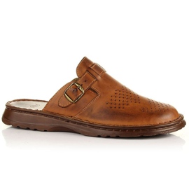 Zapatillas cómodas Łukbut M LUK 951B marrón
