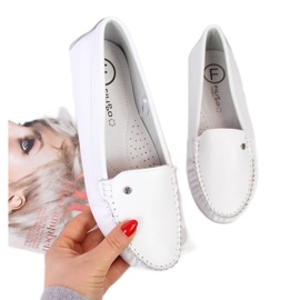 Mocasines de piel Filippo W PAW201A blanco