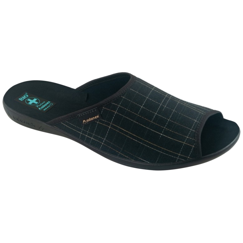 Pantuflas Adanex Hombre Pantuflas 25954 Negro