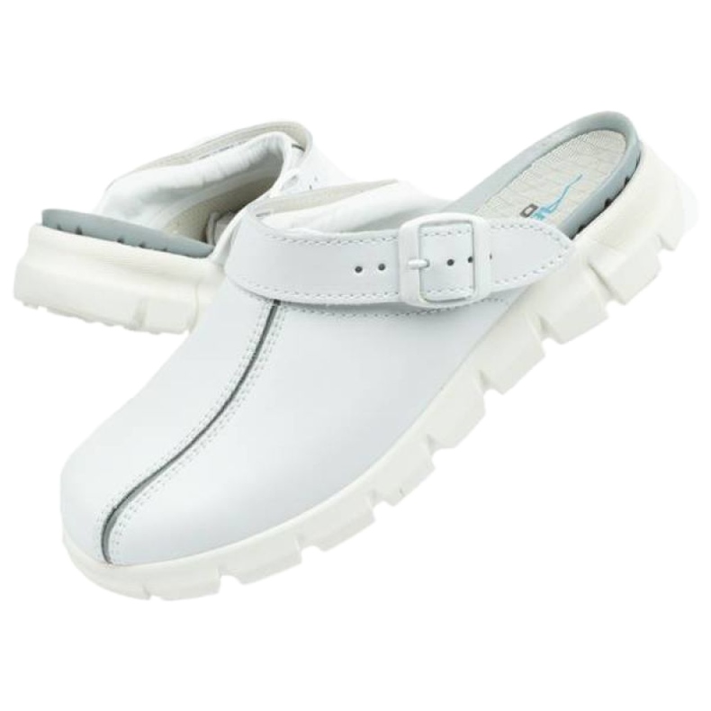 Abeba 57310 calzado médico zuecos blanco