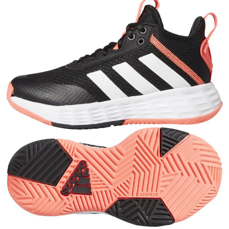 Adidas OwnTheGame 2.0 Jr GZ0619 zapatilla de baloncesto negro negro