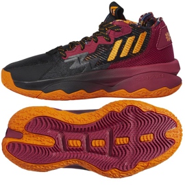Zapatilla de baloncesto Adidas Dame 8 Jr GW3862 multicolor negro