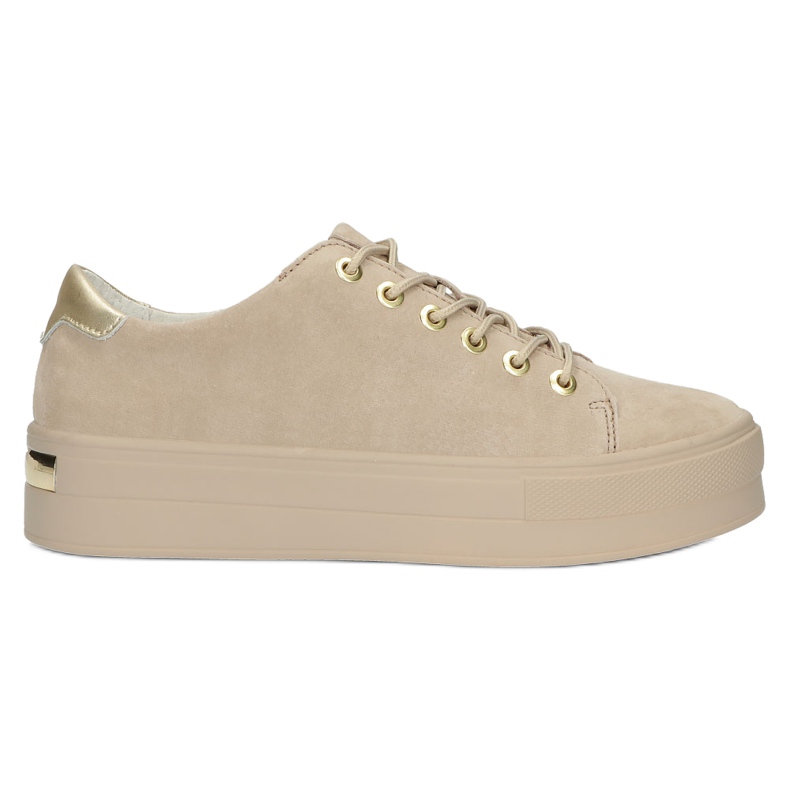 Creepers cuero beige Filippo DP3533