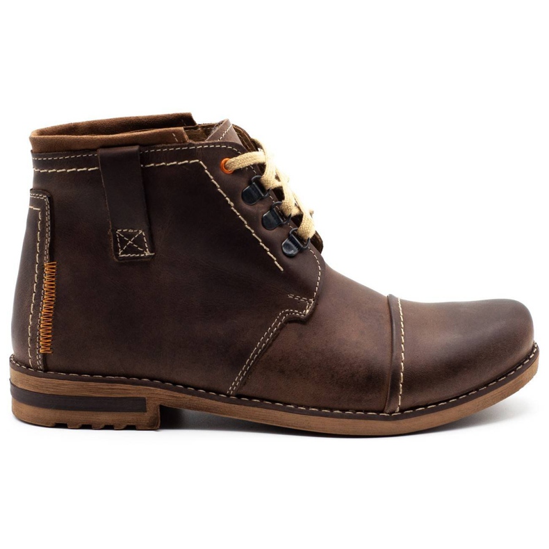 Olivier Botas de invierno para hombre botas de nieve 120 marrón