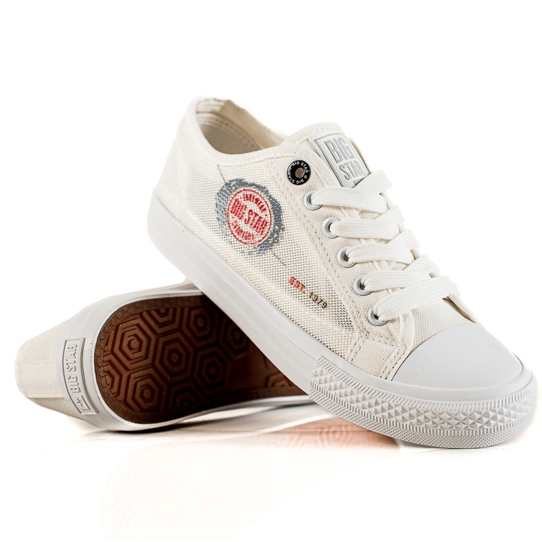 Zapatillas de mujer Big Star JJ274A253 blanco Zapatillas de mujer Big Star JJ274A253 blanco