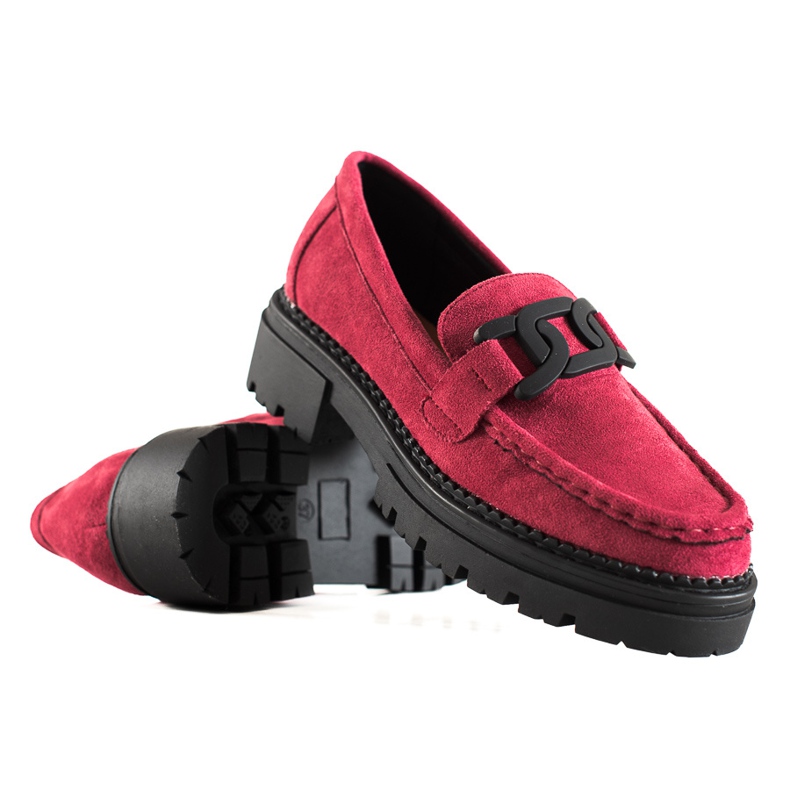 Mocasines moda LA.FI rojo Mocasines moda LA.FI rojo