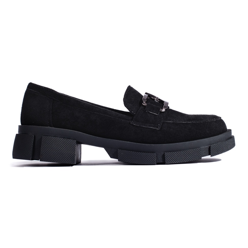 Goodin Mocasines De Ante En La Plataforma negro