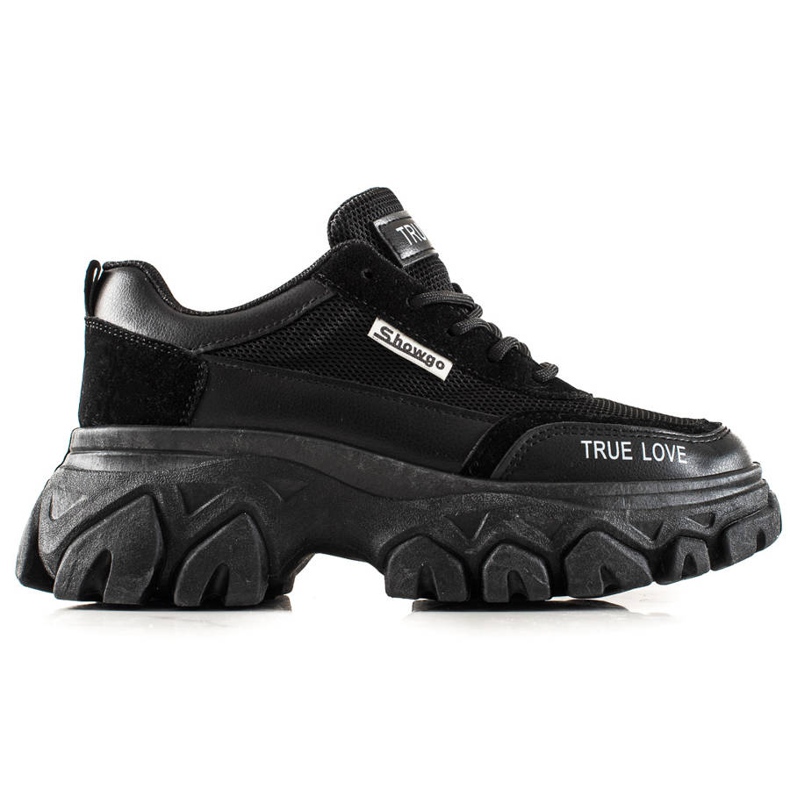 TRENDI Zapatillas de moda True Love negro