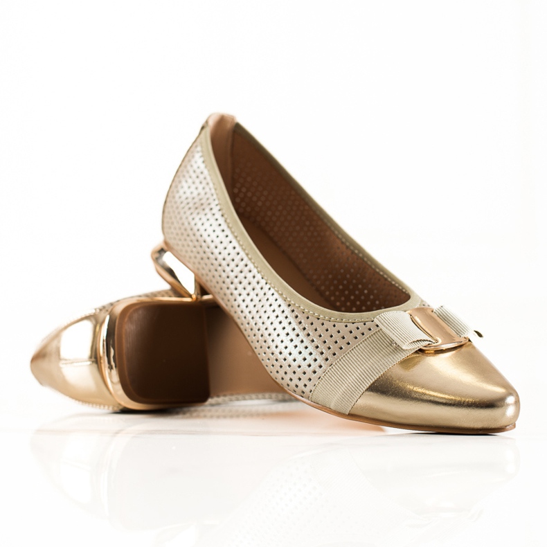 W. Potocki Zapatos de salón Potocki dorados