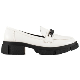 Goodin mocasines blancos de moda Goodin mocasines blancos de moda