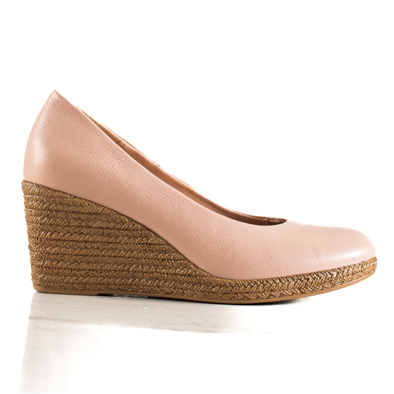 W. Potocki Zapatos De Salón Clásicos Con Cuña Potocki beige