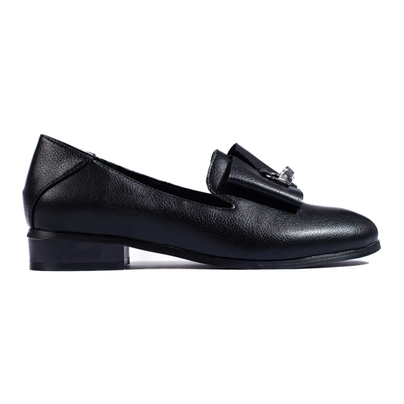 W. Potocki Zapatos con cristales Potocki negro