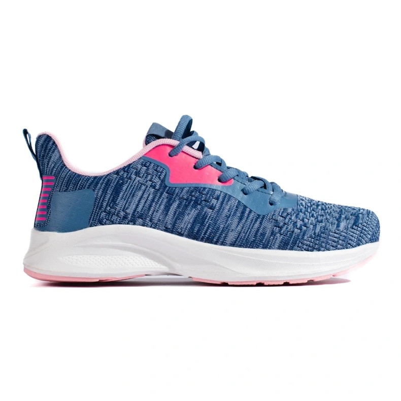 TRENDI Zapatos deportivos atados azul