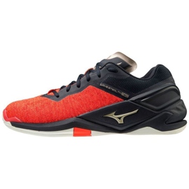 Zapatillas balonmano interior Mizuno Wave Stealth Neo M X1GA200063 rojo naranjas y tintos