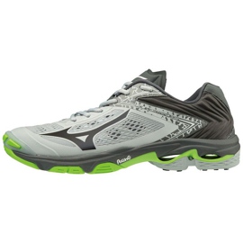 Zapatillas de voleibol Mizuno Wave Lightning Z5 M V1GA190037 gris sombras de grey Zapatillas de voleibol Mizuno Wave Lightning Z5 M V1GA190037 gris sombras de grey