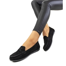 Mocasines negros Nieves de mujer