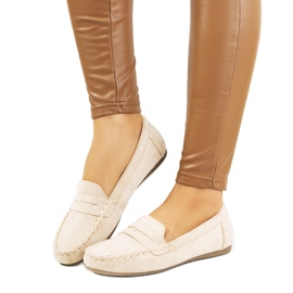 Mocasines mujer Nieves beige Mocasines mujer Nieves beige