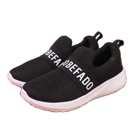 Zapatillas deportivas sin cordones Befado Jr BEF26B negras negro