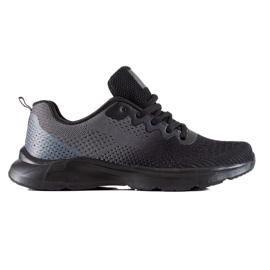 TRENDI Calzado deportivo de moda negro gris