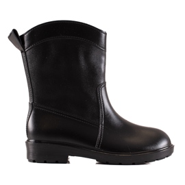 Bona Botas de agua negras informales negro Bona Botas de agua negras informales negro