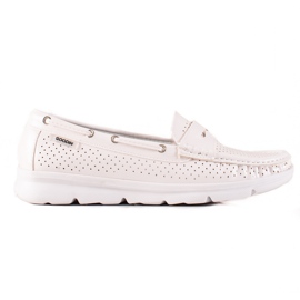 Goodin Mocasines Ligeros En La Plataforma blanco