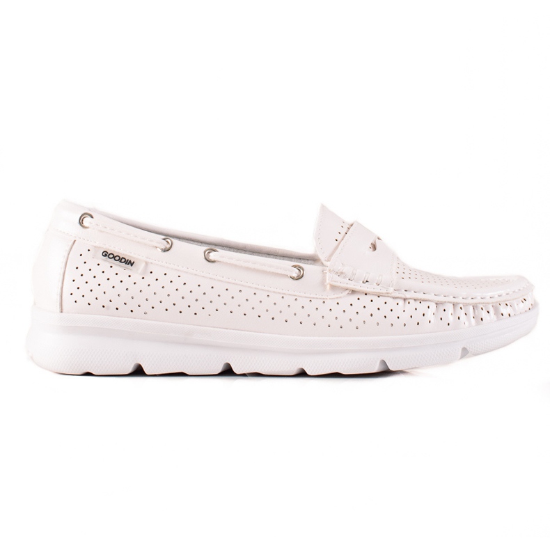 Goodin Mocasines Ligeros En La Plataforma blanco Goodin Mocasines Ligeros En La Plataforma blanco