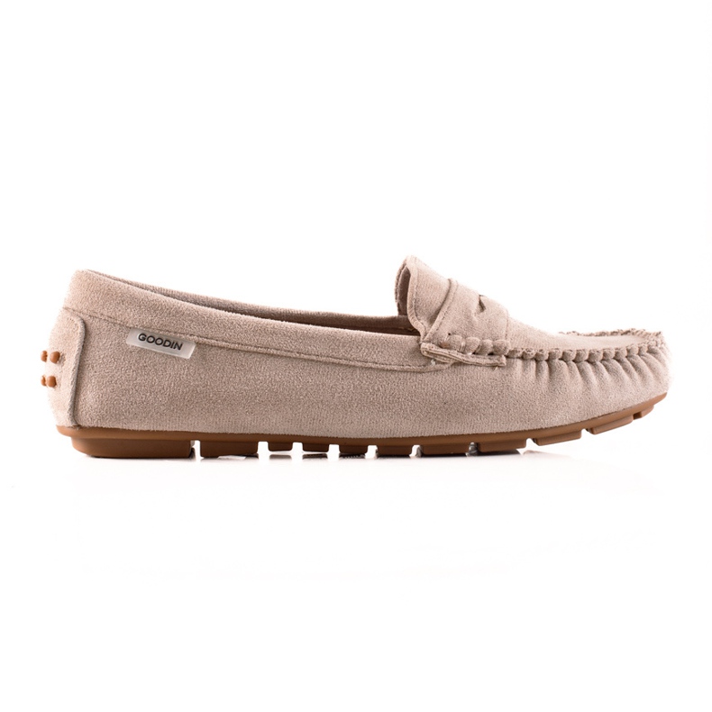Goodin Mocasines casual ante beige