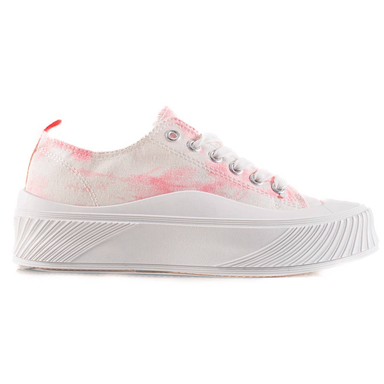 Seastar Zapatillas de deporte de moda en una plataforma ancha blanco