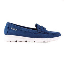 Goodin Mocasines Con Estampado Calado azul marino