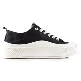 Seastar Zapatillas negras en la plataforma negro