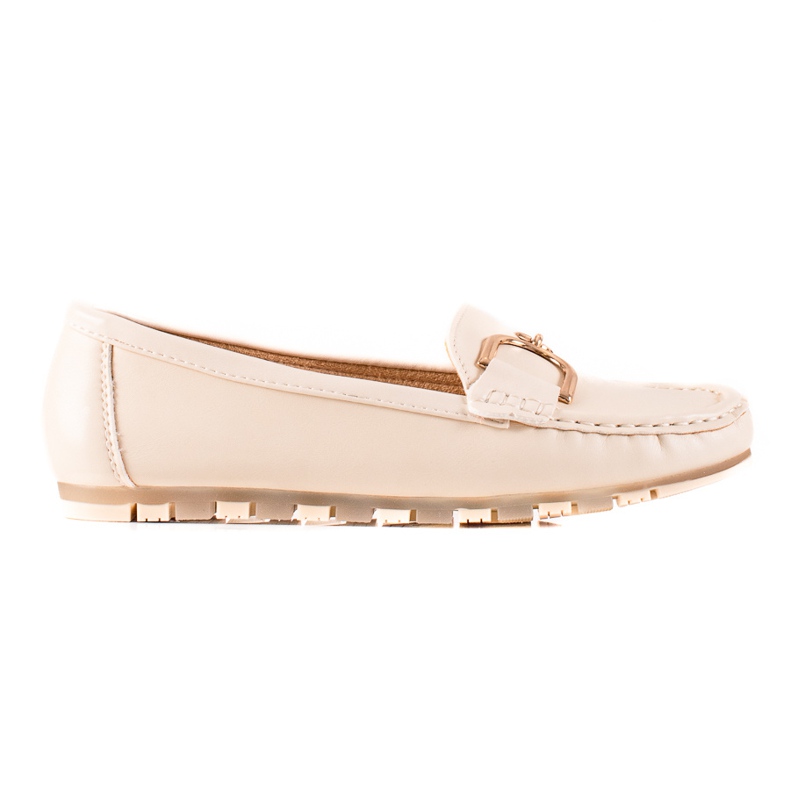 Seastar Mocasines beige con cuero ecológico