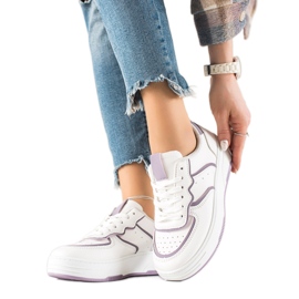 Weide Cómodas zapatillas casuales blanco