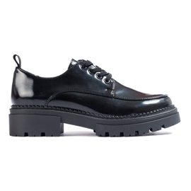 La.Fi Zapatos con cordones con estilo negro