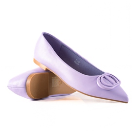 Seastar Bailarinas violetas con adorno