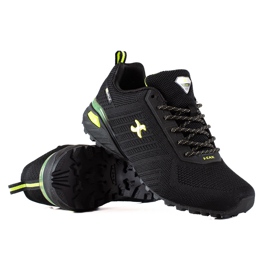 TRENDI Zapatos De Trekking Con Inserciones De Neón negro
