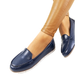 Mocasines de mujer azul marino de Montez