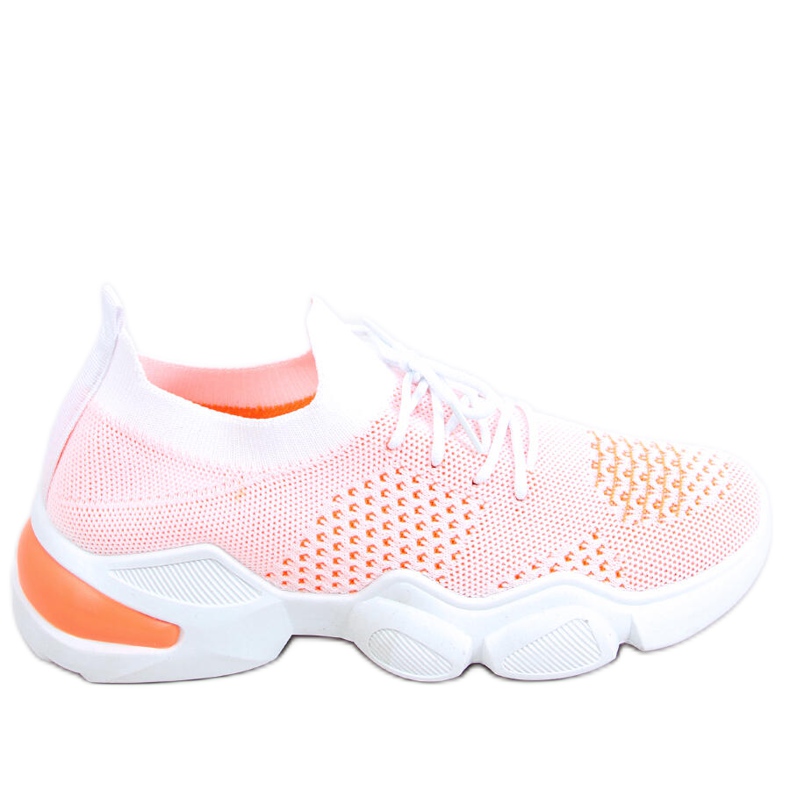 Calcetines Harri Naranja blanco