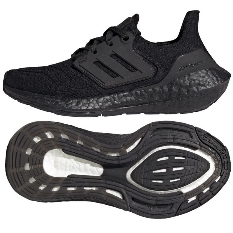 Adidas Ultraboost 22 Jr GZ3996 zapatos para correr negro Adidas Ultraboost 22 Jr GZ3996 zapatos para correr negro