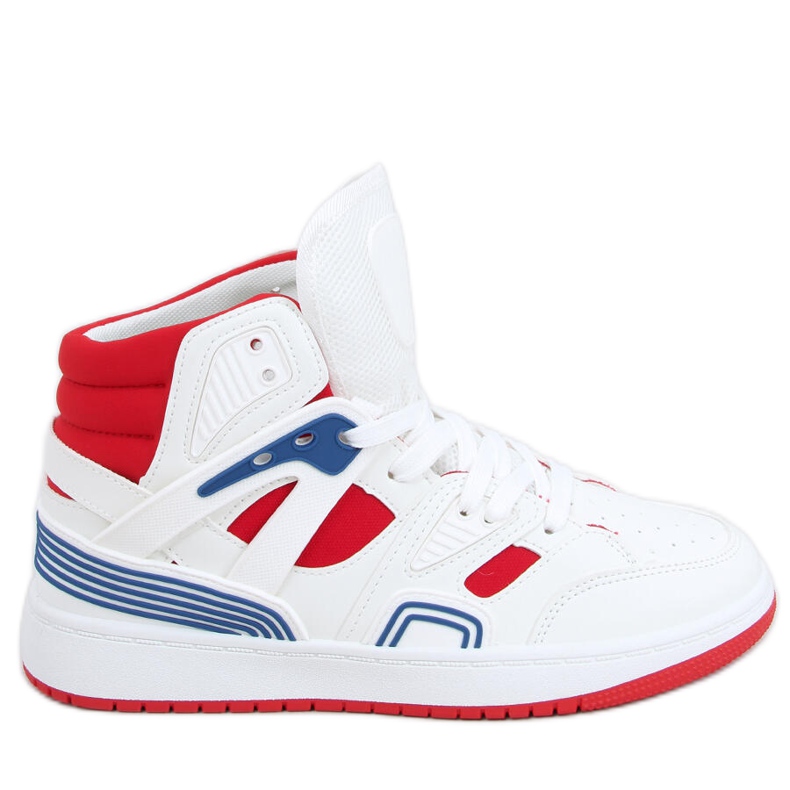 Zapatillas altas Pall White Red blanco rojo azul Zapatillas altas Pall White Red blanco rojo azul