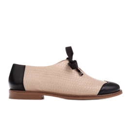 Marco Shoes Zapatos de jazz con cordones en piel grabada 2225P-1284-001-1 beige Marco Shoes Zapatos de jazz con cordones en piel grabada 2225P-1284-001-1 beige