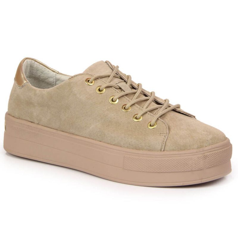 Zapatillas de deporte en la plataforma Filippo W PAW315 beige