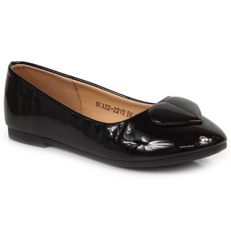 Bailarinas con corazón Comunión Vinceza Jr JAN78A negro Bailarinas con corazón Comunión Vinceza Jr JAN78A negro