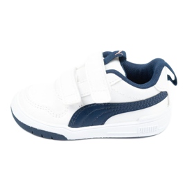 Puma Multiflex Jr 380741 07 blanco azul marino