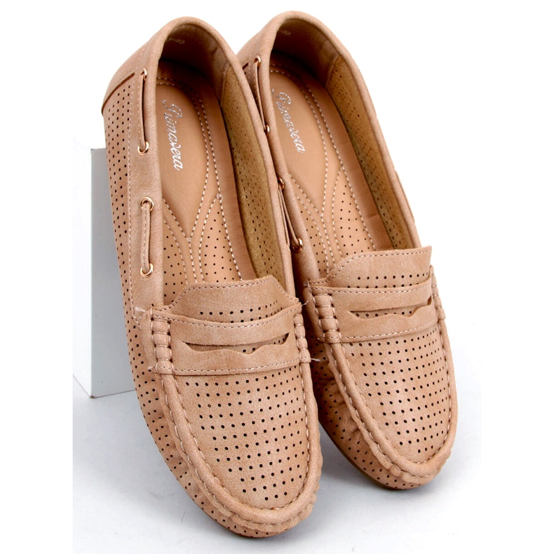 Mocasines Mujer Minori Beige