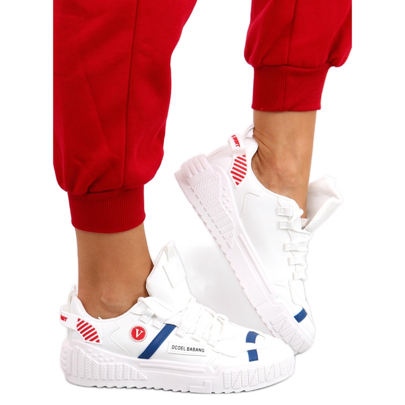 Zapatillas Bang Red blanco rojo